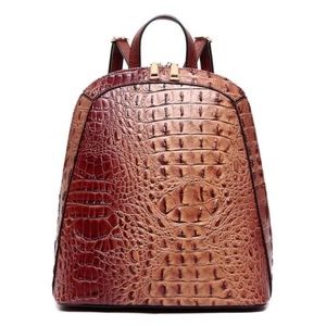 Ostrich/ Croco Style Backpack!